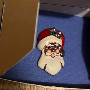 Vintage Avon Santa Claus Tac Pin Christmas Holiday North Pole  Saint Nicholas